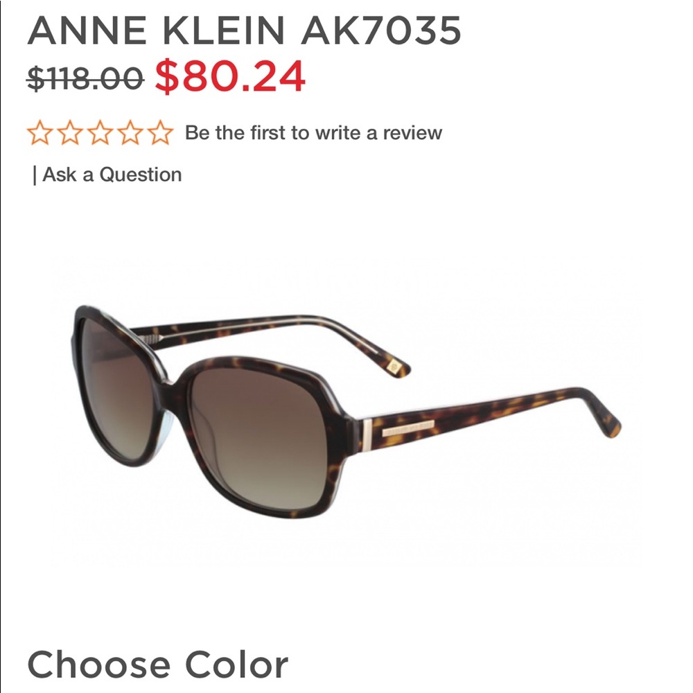 Anne Klein Sunglases